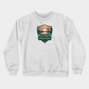 Voyageurs National Park Emblem Crewneck Sweatshirt